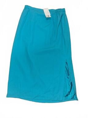 Vintage Boutique Aussie Austine Originals Teal Maxi Skirt Plus Size 20 NWT